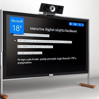 Built-in Speakers and 178° Viewing Angle Interactive Digital Blackboard for IOS Compatibility