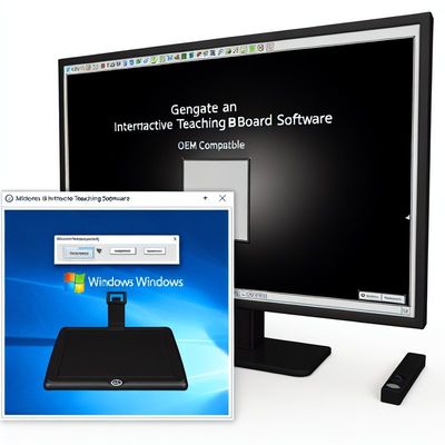 Tüm Windows Siyah veya OEM Uyumlu ile Uyumlu Etkileşimli Öğretim Tahtası Yazılımı