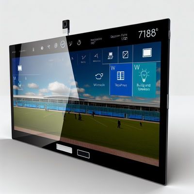 Dahili Hoparlörler ve 178° İzleme Açılı IOS Uyumluluğu için Etkileşimli Dijital Kara Tahta